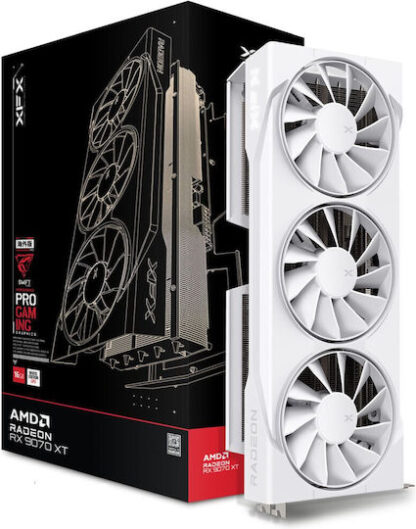 XFX Radeon RX 9070 XT 16GB GDDR6 Swift Gaming Triple Fan White Κάρτα Γραφικών Κωδικός: RX-97TSWF3W9
