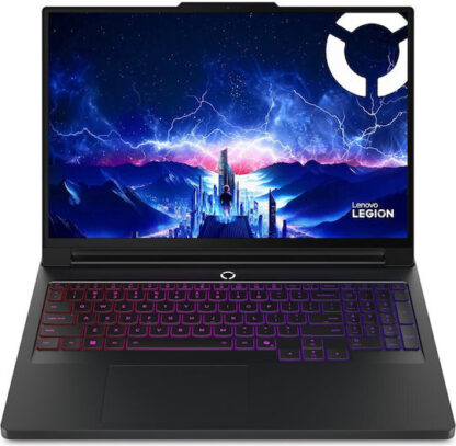 Lenovo Legion Pro 7 16IAX10H Intel Core Ultra 9 275HX Laptop 40.6 cm (16 ) WQXGA 64 GB DDR5-SDRAM 1 TB SSD NVIDIA GeForce RTX 5080 Wi-Fi 7 (802.11be) Windows 11 Home Black