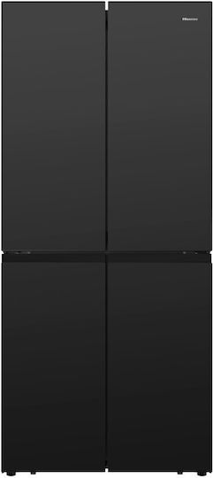 Hisense Ψυγείο Ντουλάπα 454lt Total NoFrost Υ181.7xΠ79.4xΒ70.6εκ. Μαύρο RQ563N4GB1