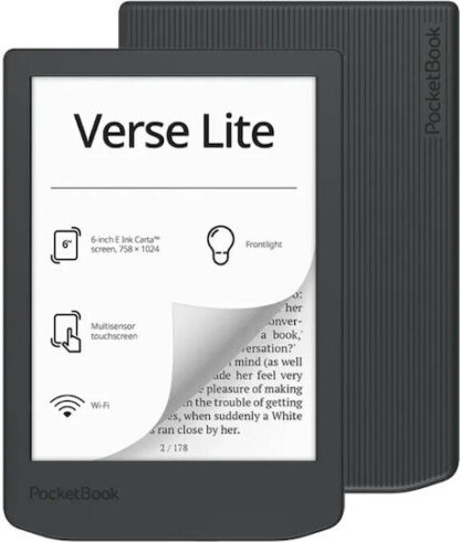 Pocketbook Verse Lite με Οθόνη Αφής 6" (8GB) Γκρι
