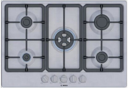 Bosch Εστία Υγραερίου Αυτόνομη Inox 75x52εκ. Ασημί Κωδικός: PGQ7B5K90