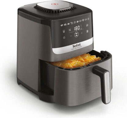 Tefal Easy Fry Silence EY551HE0 fryer Single 5 L Stand-alone Hot air fryer Black  Grey  Stainless steel