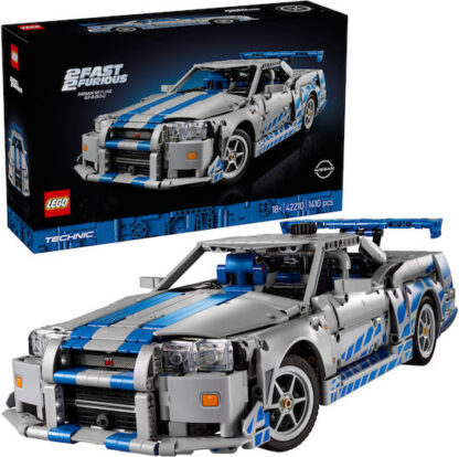 Lego Technic 2 Fast 2 Furious Nissan Skyline GT-R (R34) Car για 18+ Ετών 1.410τμχ Κωδικός: 42210