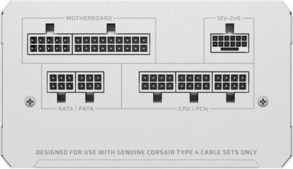 Corsair RMe Series RM750e 750W Λευκό Τροφοδοτικό Υπολογιστή Full Modular 80 Plus Gold