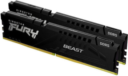 Kingston FURY Beast 128GB DDR5 RAM με 2 Modules (2x64GB) και Ταχύτητα 5600 για Desktop Κωδικός: KF556C36BBEK2-128
