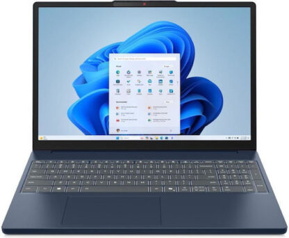 Lenovo IdeaPad Slim 3 15IRH10 Intel® Core™ i5 i5-13420H Laptop 38.9 cm (15.3 ) WUXGA 16 GB DDR5-SDRAM 512 GB SSD Wi-Fi 6 (802.11ax) NoOS Blue