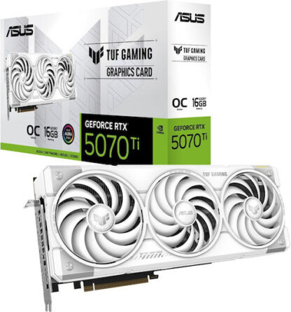 ASUS TUF Gaming TUF-RTX5070TI-O16G-WHITE-GAMING NVIDIA GeForce RTX 5070 Ti 16 GB GDDR7