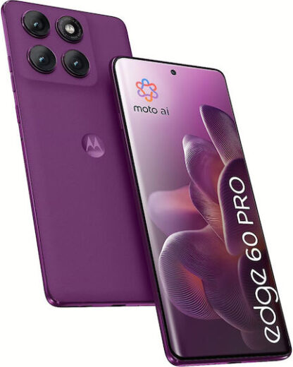 Motorola edge 60 pro 16.9 cm (6.67 ) Dual SIM Android 15 5G USB Type-C 12 GB 512 GB 6000 mAh Purple
