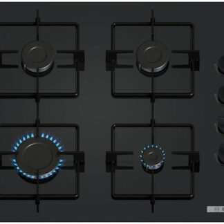Bosch Serie 4 PGH6B5K90 hob Stainless steel Built-in 58 cm Gas 4 zone(s)