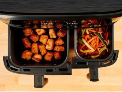 Tefal Air Fryer με Διπλό Αποσπώμενο Κάδο 8.3lt Μαύρο FY901N