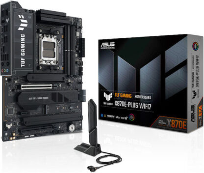 Asus TUF GAMING X870E-PLUS WIFI7 Motherboard ATX με AMD AM5 Socket