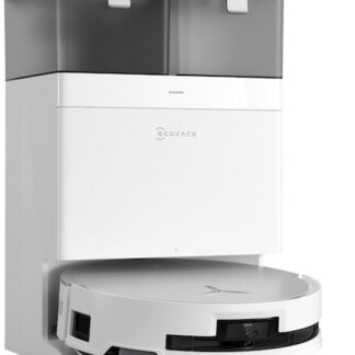 Ecovacs Σκούπα Ρομπότ για Σκούπισμα & Σφουγγάρισμα με Wi-Fi Λευκή
