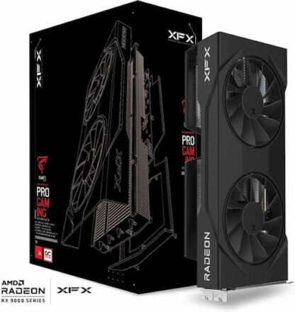 XFX Radeon RX 9060 XT 16GB GDDR6 Swift OC Gaming Edition Κάρτα Γραφικών Κωδικός: RX-96TSW16BQ