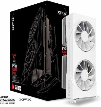 XFX Radeon RX 9060 XT 8GB GDDR6 Swift OC White Gaming Edition Κάρτα Γραφικών Κωδικός: RX-96TSW8GWQ
