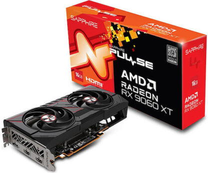 Sapphire Radeon RX 9060 XT 16GB GDDR6 Pulse Κάρτα Γραφικών Κωδικός: 11350-03-20G