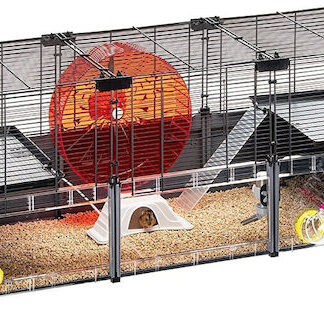 C&C modular cage one-storey 3x2 + Loft 2x1 + Silver ramp
