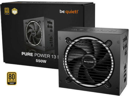 Be Quiet Pure Power 13 M 550W Μαύρο Τροφοδοτικό Υπολογιστή Full Modular 80 Plus Gold