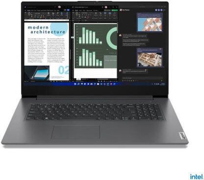 Lenovo V17 G4 IRU Intel® Core™ i7 i7-1355U Laptop 43.9 cm (17.3 ) Full HD 16 GB DDR4-SDRAM 512 GB SSD Wi-Fi 6 (802.11ax) Windows 11 Pro English Grey