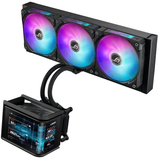 ASUS ROG Ryuo IV SLC 360 ARGB Processor All-in-one liquid cooler 12 cm Black ASUS ROG Ryuo IV SLC 360 ARGB Processor All-in-one liquid cooler 12 cm Black