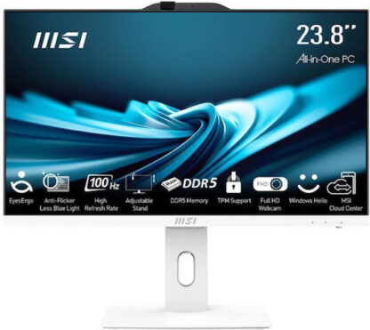 MSI AIO PRO AP242P 14M-892XEU i5-14400 23 8  IPS LED FHD Non-Touch Anti-Glare 16GB SSD500GB M.2 AX211 WiFi 6E NoOS Black