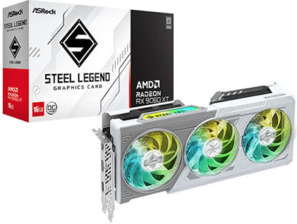 ASRock Radeon RX 9060 XT 16GB GDDR6 Steel Legend OC Κάρτα Γραφικών