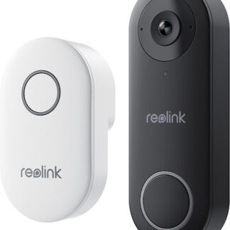 Reolink D340W - 5MP Video Doorbell with Chime  2.4/5 GHz Wi-Fi  Person Detection  Two-Way Audio  Works with NVRs