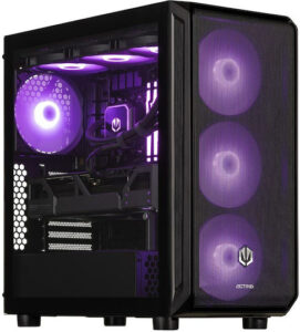 Actina 5901443414636 PC AMD Ryzen™ 7 9800X3D 32 GB DDR5-SDRAM 2 TB SSD AMD Radeon RX9070XT Midi Tower Black