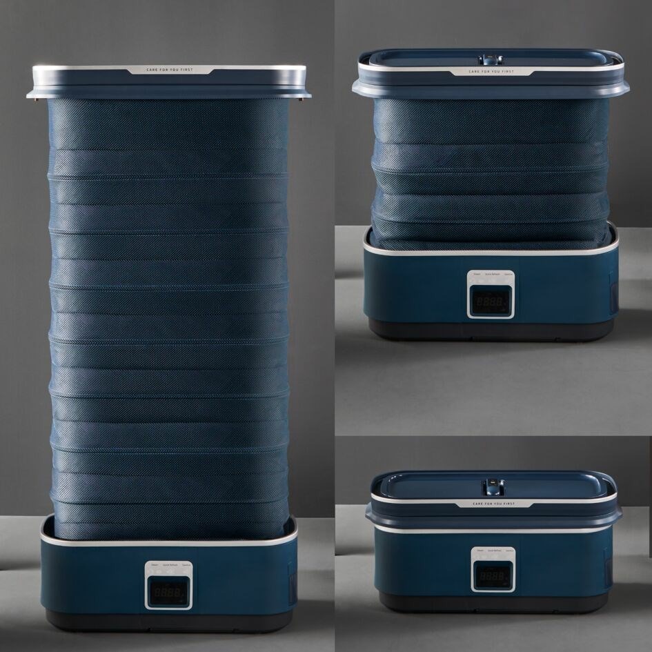 TEFAL CARE FOR YOU FIRST automatic steam cabinet YT2020 Navy blue TEFAL CARE FOR YOU FIRST automatic steam cabinet YT2020 Navy blue