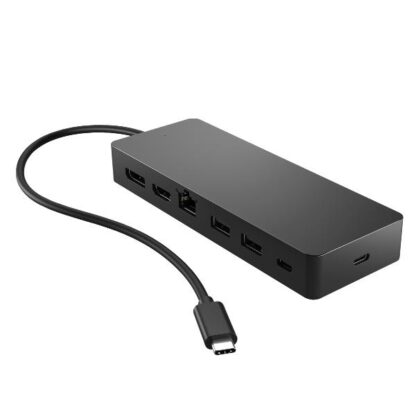 HP USB-C Docking Station με HDMI/DisplayPort 4K PD Ethernet και σύνδεση 2 Οθονών Μαύρο (50H55UT)