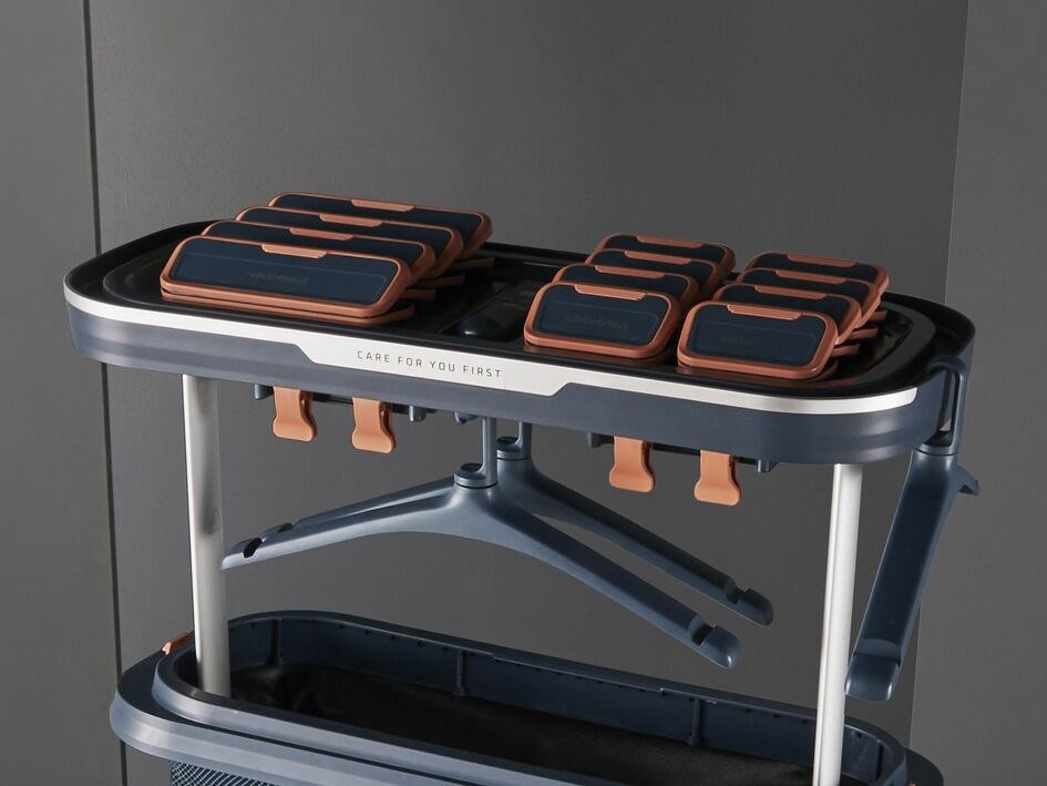 TEFAL CARE FOR YOU FIRST automatic steam cabinet YT2020 Navy blue TEFAL CARE FOR YOU FIRST automatic steam cabinet YT2020 Navy blue