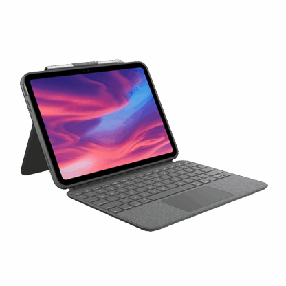 Logitech Combo Touch iPad 10.9 10.Gen QWERTY (Nordic) - Grey