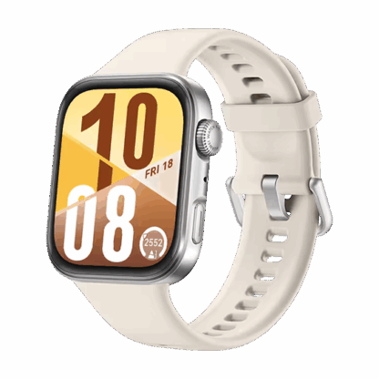Huawei Watch Fit 4 43mm Αδιάβροχο με Παλμογράφο (Λευκό)