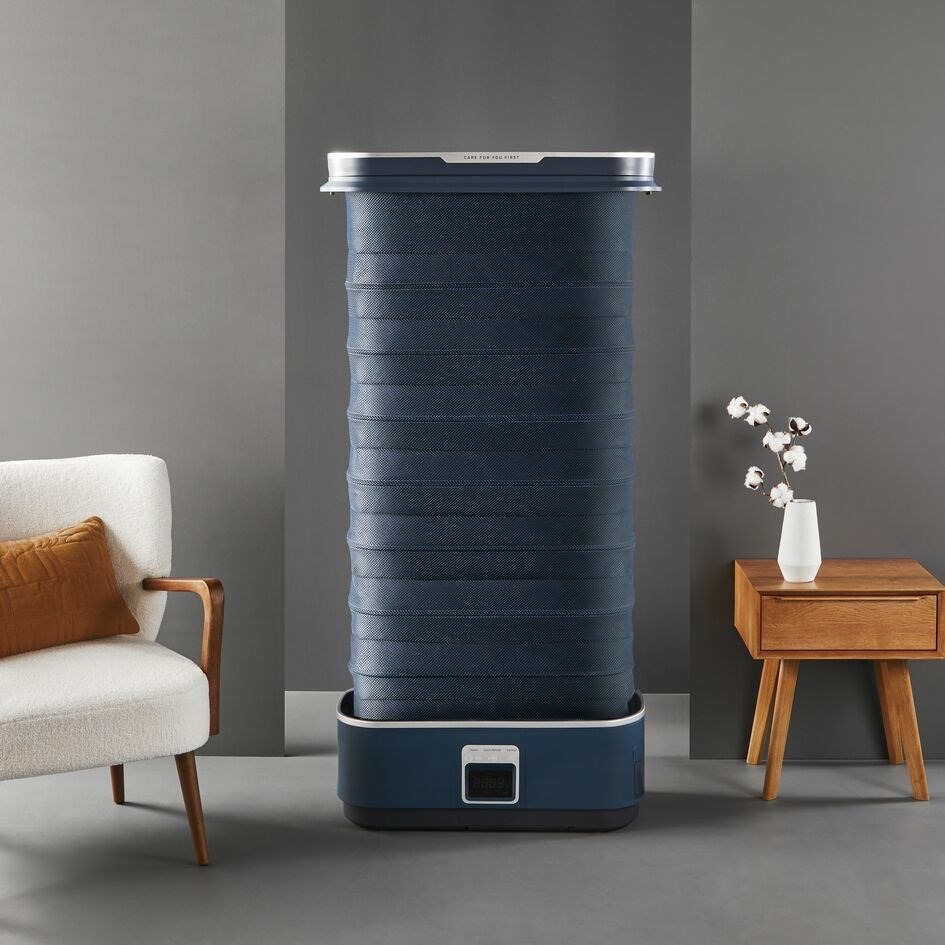 TEFAL CARE FOR YOU FIRST automatic steam cabinet YT2020 Navy blue TEFAL CARE FOR YOU FIRST automatic steam cabinet YT2020 Navy blue