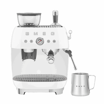 Smeg Portafilter Coffee Machine - White
