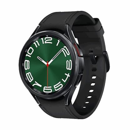 Samsung Galaxy Watch6 Classic Bluetooth Stainless Steel 47mm Αδιάβροχο με Παλμογράφο (Μαύρο)