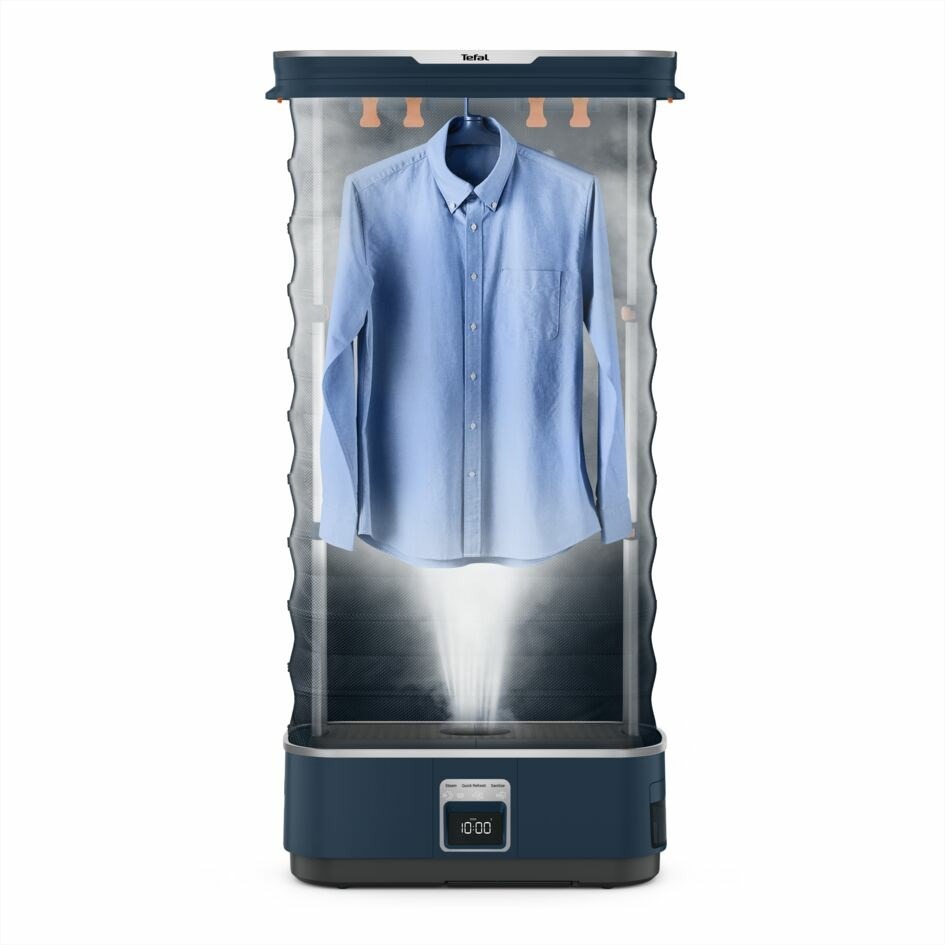 TEFAL CARE FOR YOU FIRST automatic steam cabinet YT2020 Navy blue TEFAL CARE FOR YOU FIRST automatic steam cabinet YT2020 Navy blue