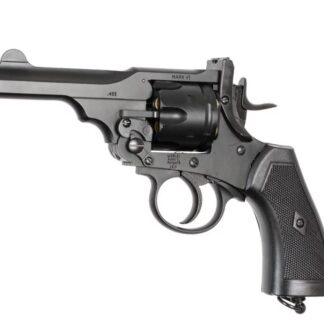 WEBLEY MKVI .455 Police cal.4.5 mm Diabolo cartridge 6-shot barrel 4â CO2 Black Ekp to17J