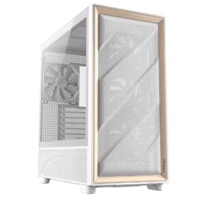 Antec Flux Gaming Midi Tower Κουτί Υπολογιστή με Πλαϊνό Παράθυρο Λευκό