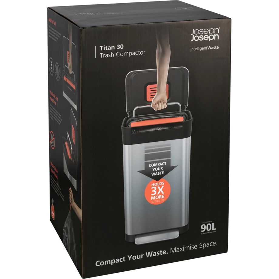 Joseph Joseph Titan 30L Müllpresse Schwarz Joseph Joseph Titan 30L Müllpresse Schwarz