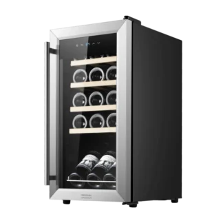 Cecotec CECOTEC Συντηρητής Κρασιών Bolero GrandSommelier 1550 Inox, Χωρητικότητα 15 Φιαλών
