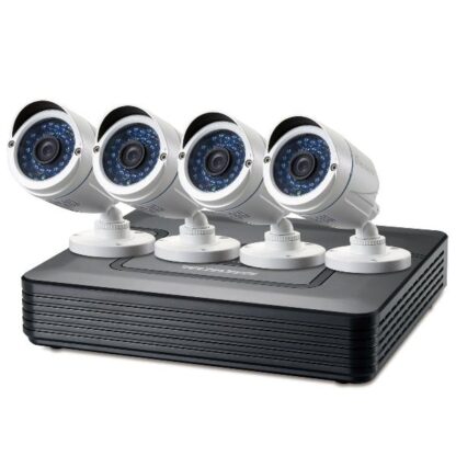 LEVELONE DSK-8001 - KIT VIDEOSORVEGLIANZA 8-CANALI (DVR + 4 TELECAMERE) (DSK-8001)
