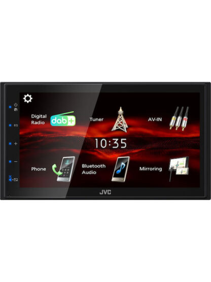 JVC Ηχοσύστημα Αυτοκινήτου 2DIN (Bluetooth/USB/WiFi/GPS/Apple-Carplay/Android-Auto) Κωδικός: KWM080DBT