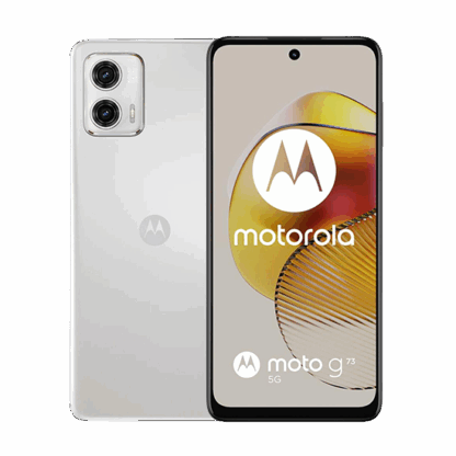 Motorola XT2237-2 Moto G73 5G Dual Sim 8GB RAM 256GB - Lucent White
