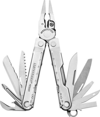 Leatherman Rebar Πολυεργαλείο Ασημί με Λάμα από Ανοξείδωτο Ατσάλι σε Θήκη Κωδικός: 831557