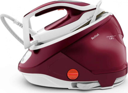 Tefal GV9220 steam ironing station 2600 W Durilium AirGlide Autoclean soleplate Burgundy  White