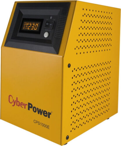 CyberPower CPS1000E uninterruptible power supply (UPS) Double-conversion (Online) 1 kVA 700 W 2 AC outlet(s)
