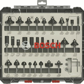 Bosch 30 pcs Wood Bit Set for 6mm Shank Router