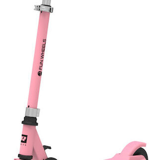 Rebel Fun Wheels Ηλεκτρικό Παιδικό Πατίνι με 12km/h Max Ταχύτητα και 6km Αυτονομία σε Μαύρο Χρώμα Κωδικός: ZAB0031BC