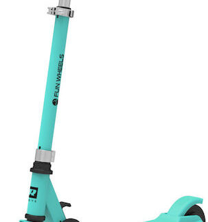 Rebel Fun Wheels Ηλεκτρικό Παιδικό Πατίνι με 12km/h Max Ταχύτητα και 6km Αυτονομία σε Μαύρο Χρώμα Κωδικός: ZAB0031BC