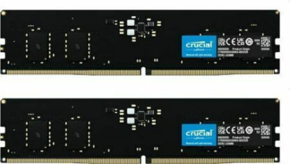 Crucial DDR5 16GB RAM με 2x8GB Modules και Ταχύτητα 4800 για Desktop Κωδικός: CT2K8G48C40U5